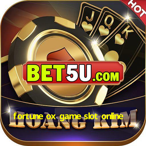 fortune ox game slot online